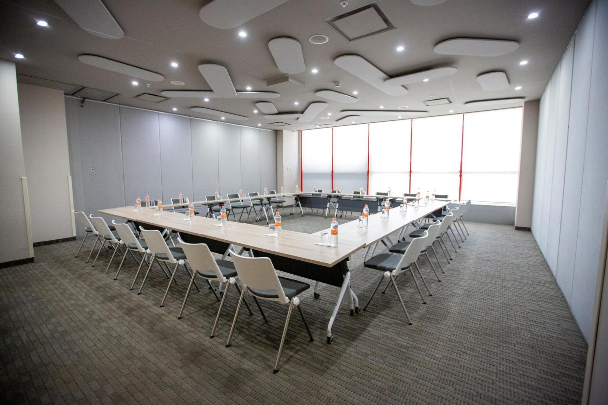 Metria Hotel León de los Aldamas Extérieur photo Meeting room